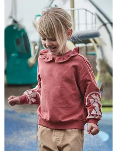 Pullover cuello volante - Tandoori  | MAYORAL