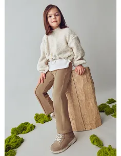 Leggings felpa - Camel    | MAYORAL