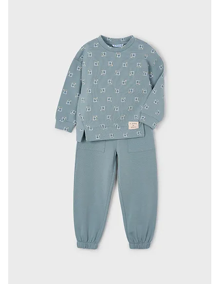 Chandal estampado - Salvia   | MAYORAL