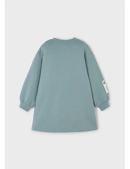 Vestido felpa evase - Salvia   | MAYORAL