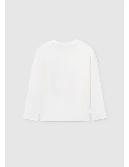 Camiseta m/l player - Nata    | MAYORAL