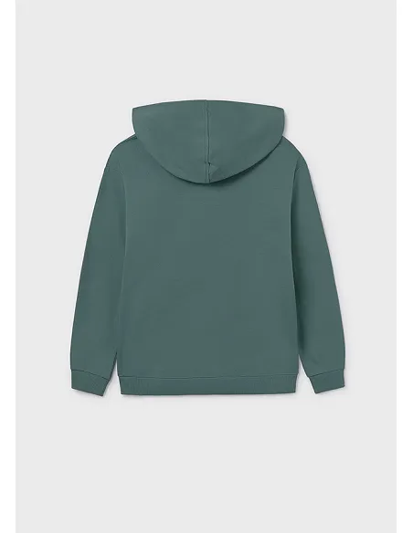 Pullover embossed con capucha - Pino    | MAYORAL