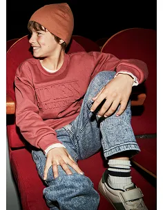 Pullover embossed sin capucha - Baya    | MAYORAL