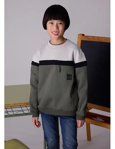 Pullover blocking - Oliva    | MAYORAL