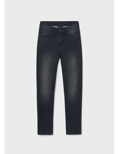 Pantalon soft denim - Negro    | MAYORAL