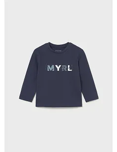 Camiseta m/l basica - Azul    | MAYORAL