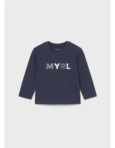 Camiseta m/l basica - Azul    | MAYORAL