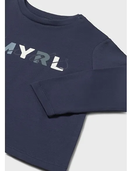 Camiseta m/l basica - Azul    | MAYORAL