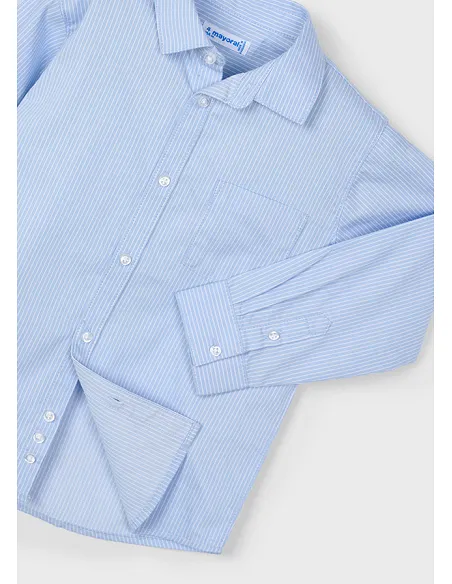 Camisa m/l basica - Celeste ra | MAYORAL