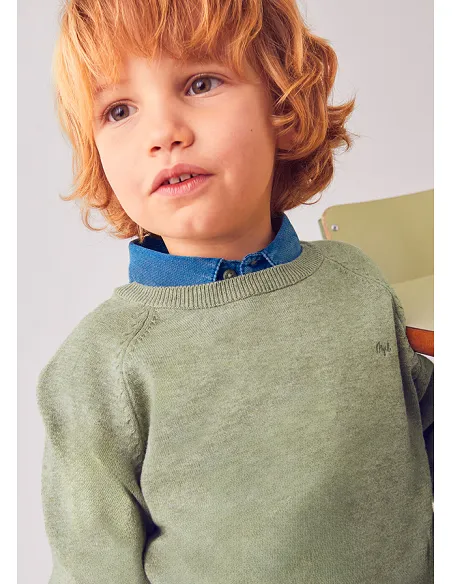 Jersey algodon basico c/redon - Pistacho v | MAYORAL