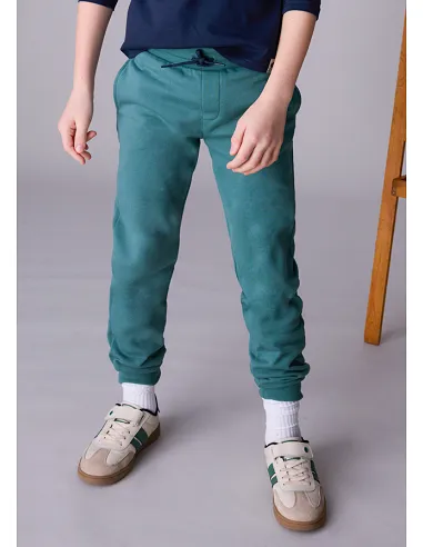 Pantalon felpa basico puños - Pino    | MAYORAL