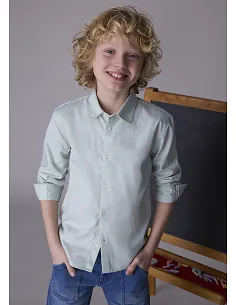 Camisa m/l basica - Verde    | MAYORAL