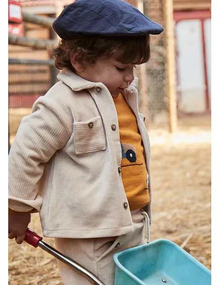 Sobrecamisa punto pana - Cereal   | MAYORAL