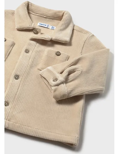 Sobrecamisa punto pana - Cereal   | MAYORAL