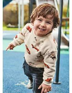 Pullover estampado - Seta    | MAYORAL