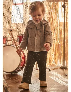 Leggings flared canale - Plomo vig  | MAYORAL