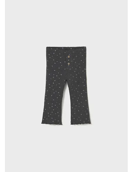 Leggings flared canale - Plomo vig  | MAYORAL