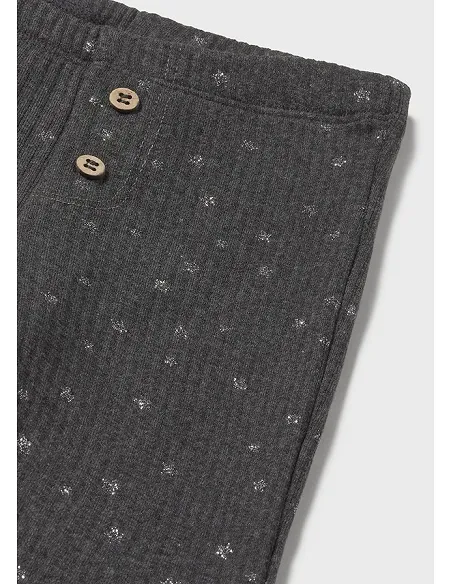 Leggings flared canale - Plomo vig  | MAYORAL