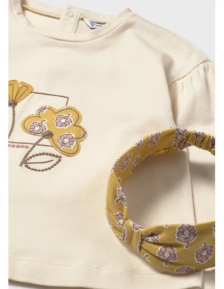 Conj. leggings con diadema - Miel    | MAYORAL