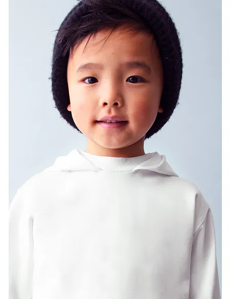 Pullover capucha - Nata    | MAYORAL