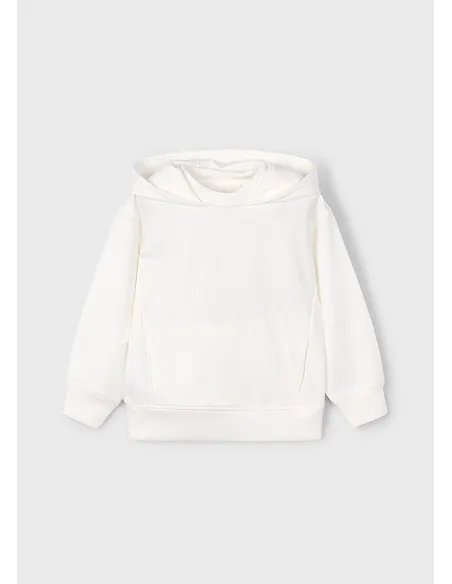 Pullover capucha - Nata    | MAYORAL