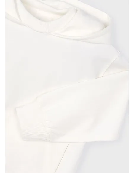 Pullover capucha - Nata    | MAYORAL