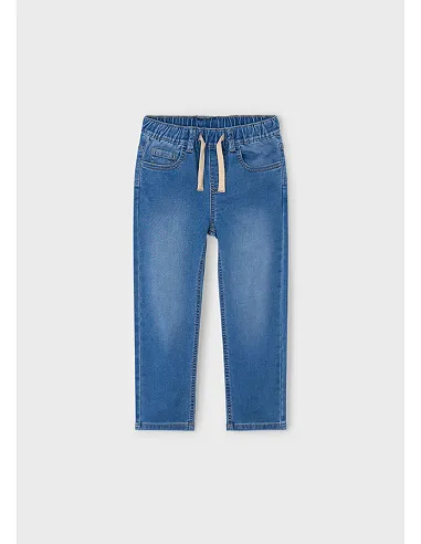 Pantalon soft denim jogger - Medio    | MAYORAL