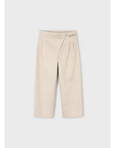 Pantalon punto pinzas - Beige    | MAYORAL