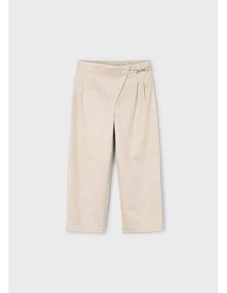 Pantalon punto pinzas - Beige    | MAYORAL