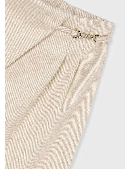 Pantalon punto pinzas - Beige    | MAYORAL