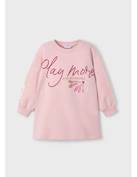 Vestido felpa evase - Nude    | MAYORAL