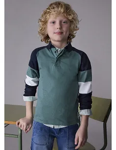 Polo m/l bandas - Pino    | MAYORAL