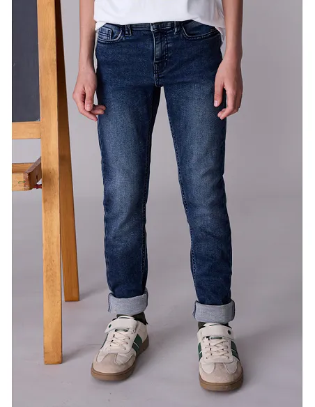 Pantalon soft denim - Blue black | MAYORAL