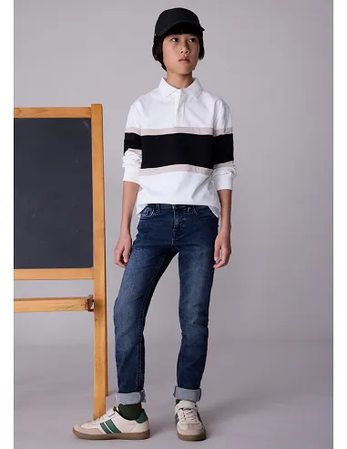 Pantalon soft denim - Blue black | MAYORAL