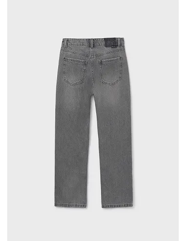 Pantalon largo tejano relax - Gris    | MAYORAL