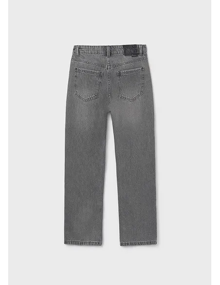 Pantalon largo tejano relax - Gris    | MAYORAL