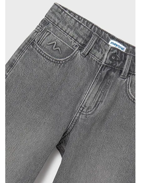 Pantalon largo tejano relax - Gris    | MAYORAL