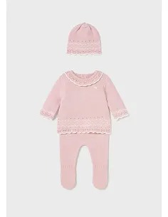 Conj. polaina y gorro tricot - Cuarzo   | MAYORAL