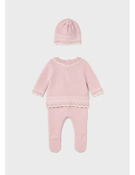 Conj. polaina y gorro tricot - Cuarzo   | MAYORAL
