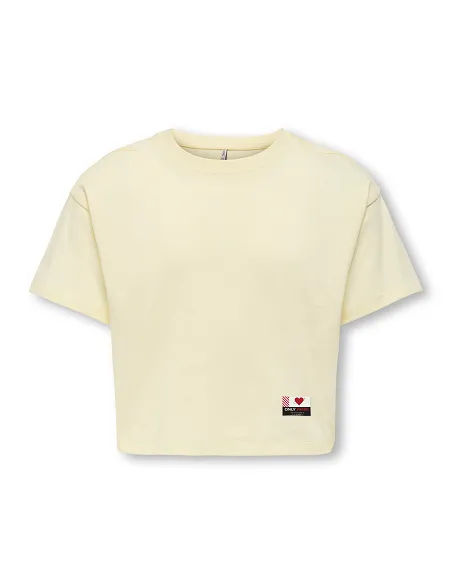 CAMISETA KOGOLI SMILE LOOSE -Antique White Patch AW | KIDS ONLY