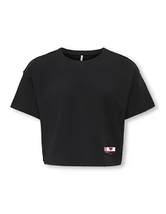 CAMISETA KOGOLI SMILE LOOSE -Black Patch AW | KIDS ONLY