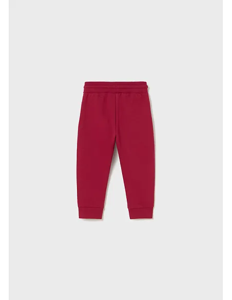 Pantalon felpa basico puños - Rojo    | MAYORAL