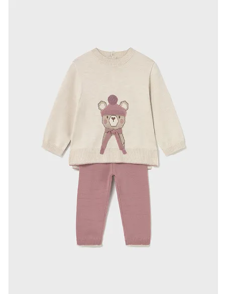 Conj. pantalon largo tricot - Orquidea  | MAYORAL