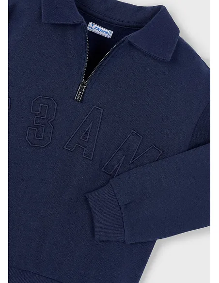 Pullover cuello polo - Azul    | MAYORAL