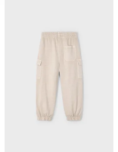 Pantalon punto parachute - Vison    | MAYORAL