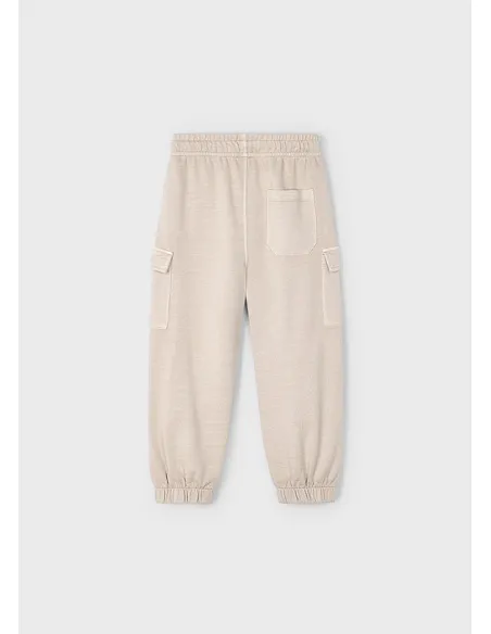 Pantalon punto parachute - Vison    | MAYORAL