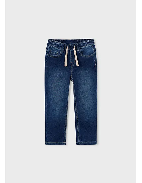 Pantalon soft denim jogger - Oscuro   | MAYORAL