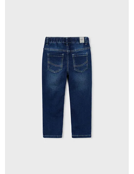 Pantalon soft denim jogger - Oscuro   | MAYORAL