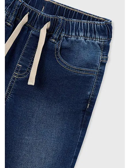 Pantalon soft denim jogger - Oscuro   | MAYORAL