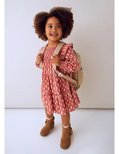 Vestido viella estampado - Tandoori  | MAYORAL